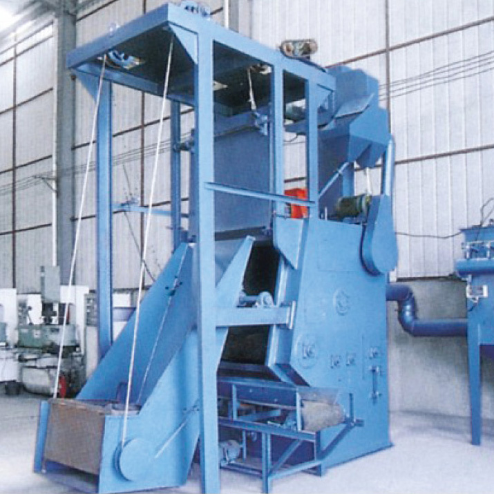 Q32系列自動上下料(卷揚上料、輸送下料、環(huán)保)履帶拋丸清理機